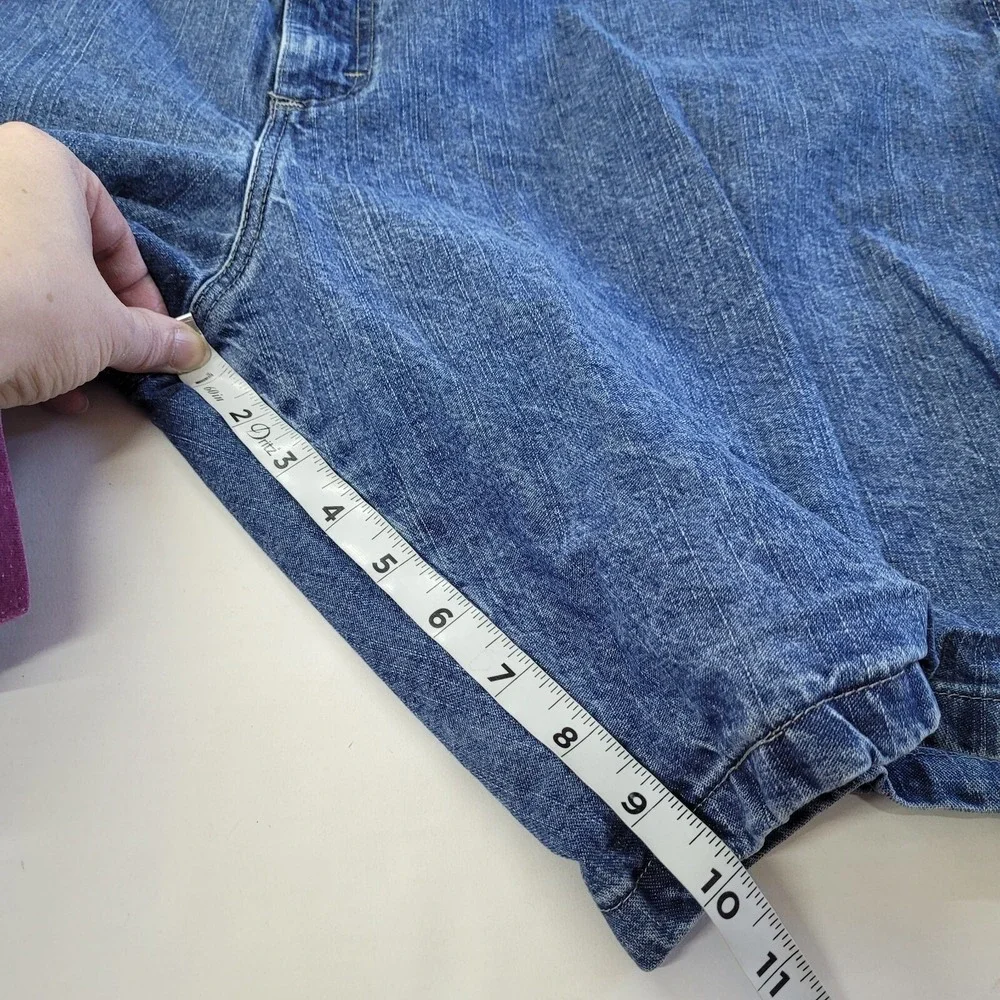 Wrangler Mens Carpenter Denim Shorts Size 46‎ Blue Medium Wash Utility Workwear